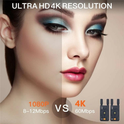 VRRIIS 097 Kit d'extension HDMI sans fil 4K HD vidéo, émetteur-récepteur audio vidéo sans fil, prise : prise AU SH5504797-08